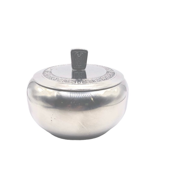 Vintage Riviera Cordova Stainless Steel Cream And Sugar Set With Tray - Picture 6 of 13